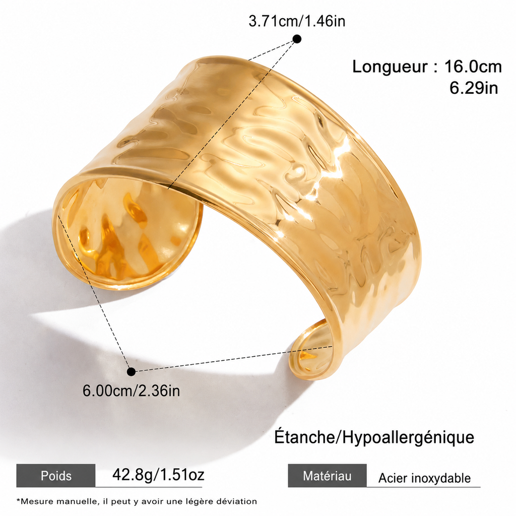 Lot de 5 bracelets jonc
