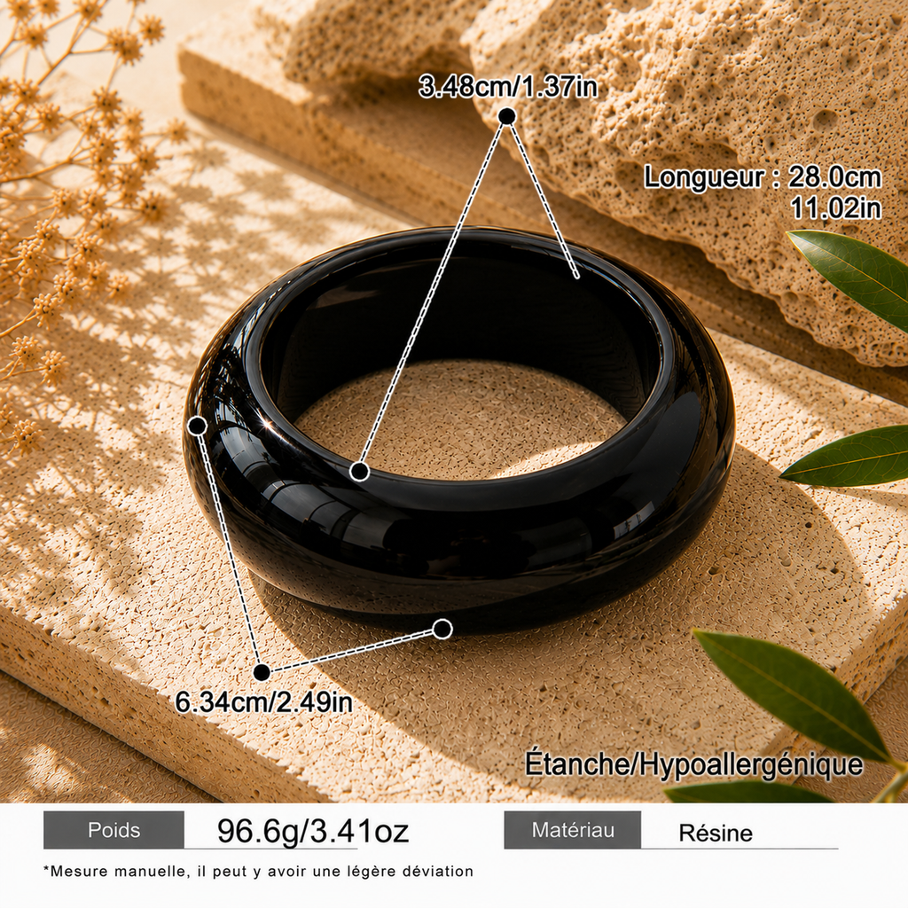 Lot de 5 bracelets jonc